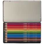 Комплект цветни моливи Color метална кутия, 12 цвята, Stabilo - Image 3