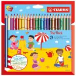 Комплект цветни моливи TRIO thick ергономични Stabilo