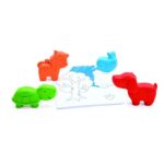 Комплект цветни пастели Пепе и приятели, 5 части, Hape - Image 2