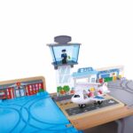 Дървен влак в кутия Мегаполис 80 части, Hape - Image 6
