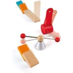 Дървена игра Домино фабрика 122 части, Hape - Image 5