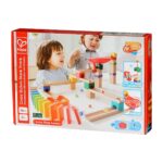 Дървена игра Домино писта 50 части, Hape - Image 8