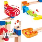 Дървена игра Домино писта 50 части, Hape - Image 6