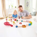 Дървена игра Домино писта 50 части, Hape