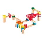 Дървена игра Домино писта 50 части, Hape - Image 4
