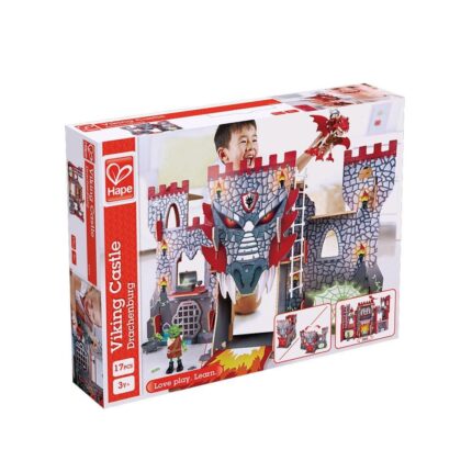 Дървен замък на викингите с фигури 17 части, Hape