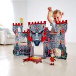 Дървен замък на викингите с фигури 17 части, Hape - Image 3
