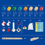 Дървена писта Quadrilla Basic Coding 90 части, Hape - Image 3