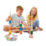 Дървена писта Quadrilla Basic Coding 90 части, Hape