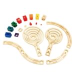 Дървена писта Quadrilla Циклон 198 части, Hape - Image 4