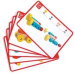 Дървени цветни кубчета 44 части, Hape - Image 5