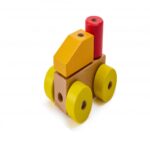 Дървени цветни кубчета 44 части, Hape - Image 7