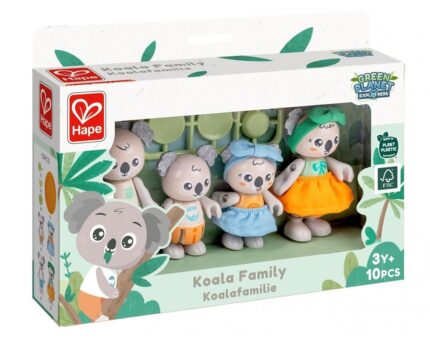 Дървени фигури Семейство коали 10 части, Hape