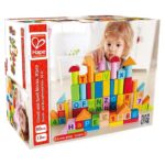 Комплект дървени кубчета с цифри и букви, 80 броя, Hape - Image 3