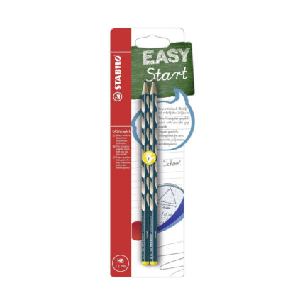 Комплект ергономични моливи EASYgraph S HB Лява ръка, 2 броя, Stabilo