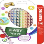 Ергономични цветни моливи EASYcolors лява ръка Stabilo