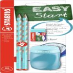 Ергономични моливи EASYgraph S с острилка и гумичка, Stabilo