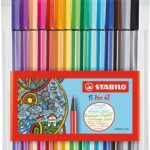 Комплект флумастери Pen 68 10+5 neon Stabilo