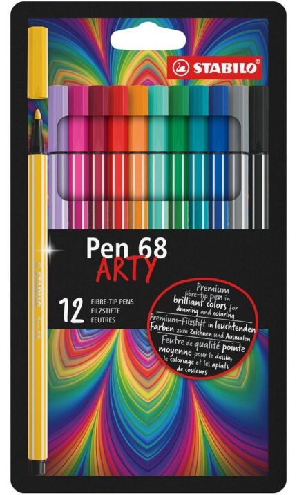 Комплект флумастери Pen 68 Arty Stabilo