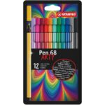Комплект флумастери Pen 68 Arty, 12 цвята, Stabilo - Image 2