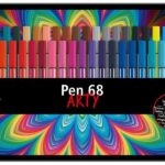 Комплект флумастери Pen 68 Arty метална кутия Stabilo