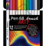 Комплект флумастери Pen 68 Brush Arty Stabilo