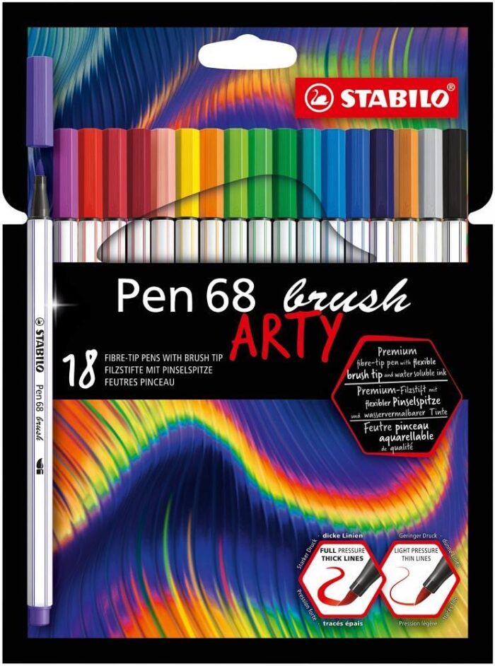 komplekt-flumasteri-stabilo-pen-68-brush-arty-st56818-21-20-18-cvata-image_65a13c42c9362 Комплект флумастери Pen 68 Brush Arty Stabilo
