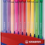 Комплект флумастери Pen 68 Color Parade тъмносиня кутия Stabilo