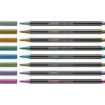 Комплект флумастери Pen 68 Metallic, 8 цвята, Stabilo - Image 3