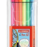 Комплект флумастери Pen 68 Neon Stabilo