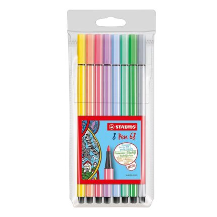 Комплект флумастери Pen 68 Pastel Stabilo