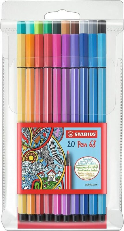 Комплект флумастери Pen 68 Stabilo