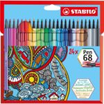 Комплект флумастери Pen 68 Stabilo