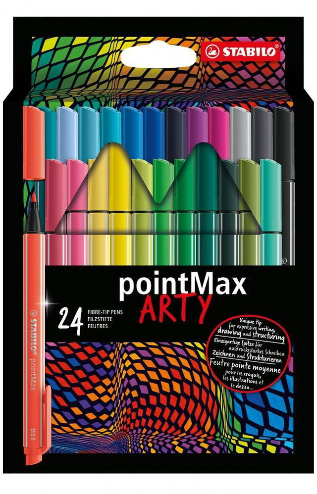 komplekt-flumasteri-stabilo-pointmax-arty-st48824-2-20-24-cvata-image_65a1dbd4045cf Комплект флумастери pointMax Arty Stabilo
