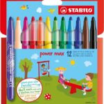 Комплект флумастери Power max Stabilo