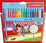 Комплект флумастери Power Stabilo
