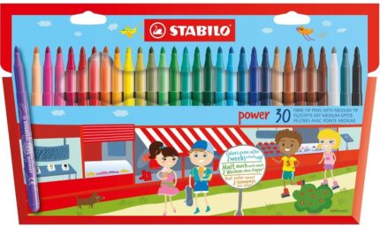 Комплект флумастери Power Stabilo