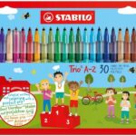 Комплект флумастери Trio AZ Stabilo