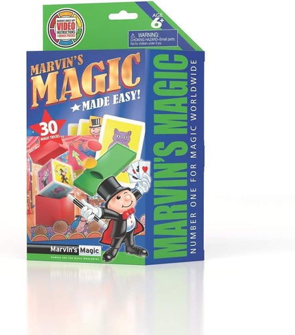 Комплект фокуси сет 2 зелен, 30 магически трика, Marvin's Magic