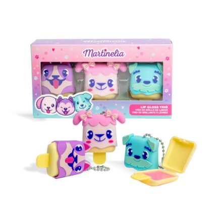 Гланц за устни Забавни личица 3 броя, Martinelia
