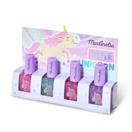 Комплект лакове за нокти Еднорог 4 броя, Martinelia
