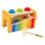 Ксилофон с лира и цветни топки, Hape - Image 3