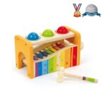 Ксилофон с лира и цветни топки, Hape - Image 4