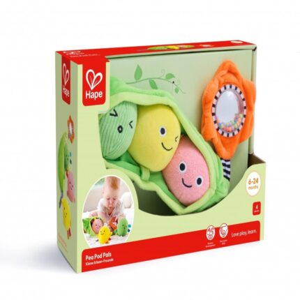 Меки сензорни играчки Грахчета, Hape