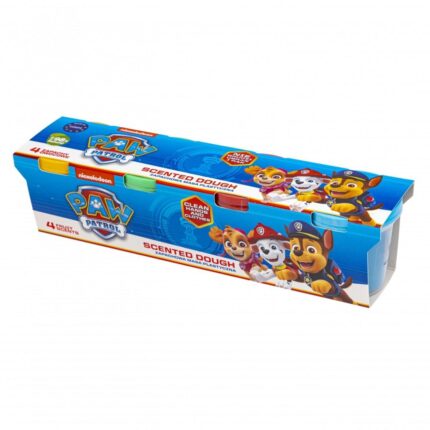 Комплект моделин Frutolina Paw Patrol, 4 цвята x 100 гр, Astra
