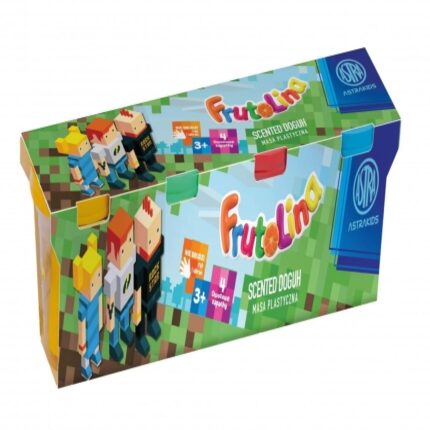 Комплект моделин Frutolina Pixel, 4 цвята x 100 гр, Astra