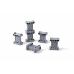 Комплект железопътни опори, 6 броя, Hape - Image 2