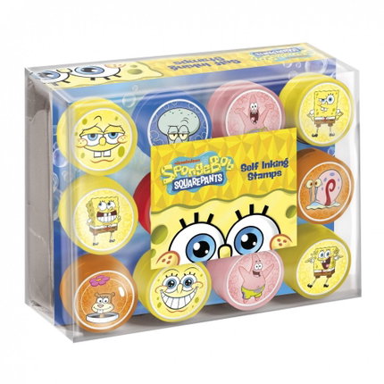 Комплект печати SpongeBob, 12 броя, Totum