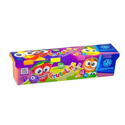 Комплект пластилин Frutolina Neon, 4 броя, Astra