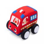 Пулбек плюшени колички 4 броя, Hape - Image 6